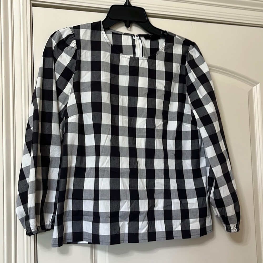 J Crew Checkered shirt